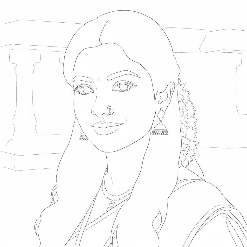 Minimalist Line Art Transformation