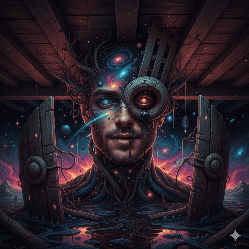 Psychedelic Surreal Portrait