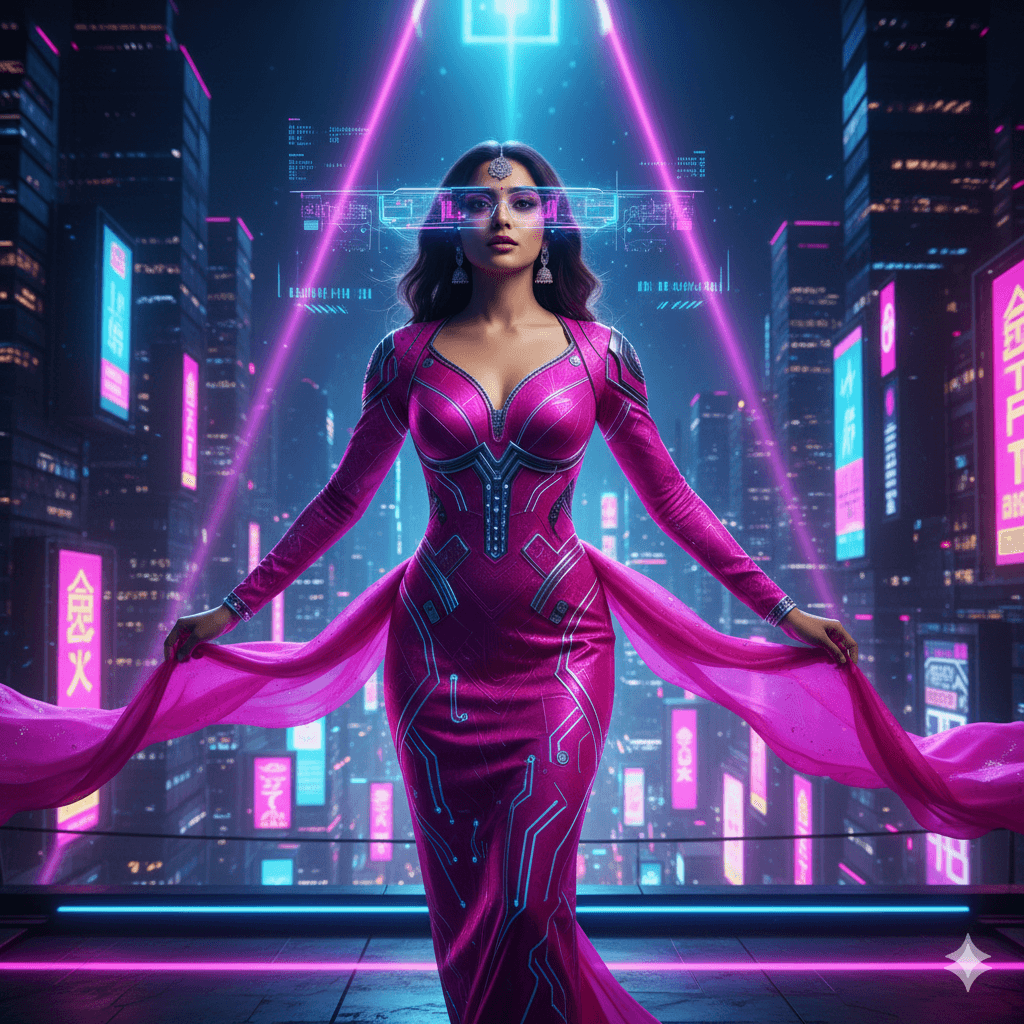 Electric Fuchsia AR Avatar